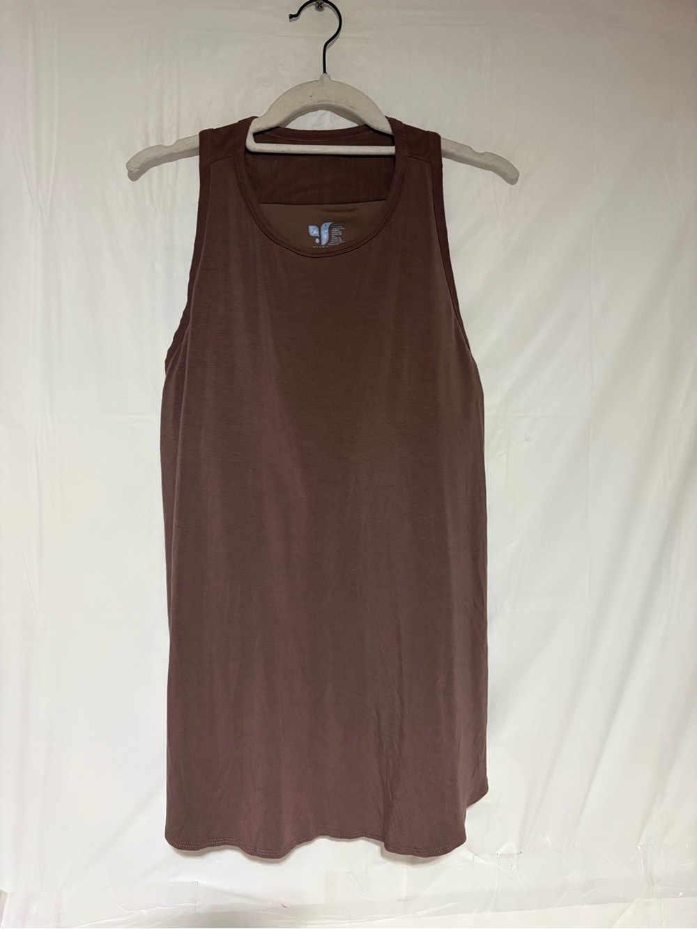 SheBird Brown Active Scoop Tank - Size 7